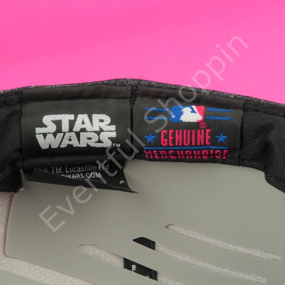 New Era Atlanta Braves Star Wars Death Star 9Fifty Snapback Hat in Black / Gold - Picture 8 of 9